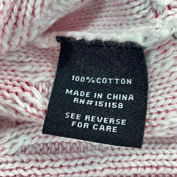 525 America Crystal Blue & Pink Color-Block Diamond-Knit Crewneck Tank NWT XS - Picture 9 of 10